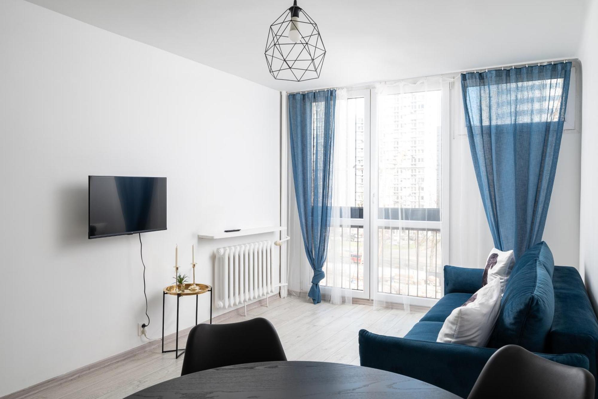 Grzybowska Blue City Centre Apartment Warsaw Exterior photo